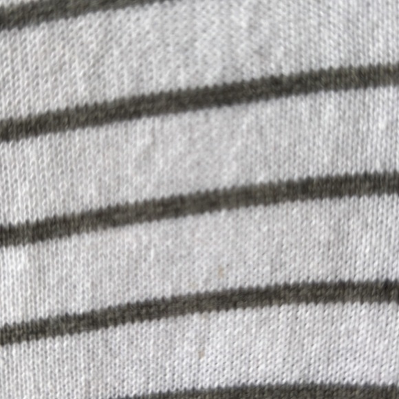 RW & CO White And Grey Striped Long Sleeve Sweater Size Large - Picture 3 of 8